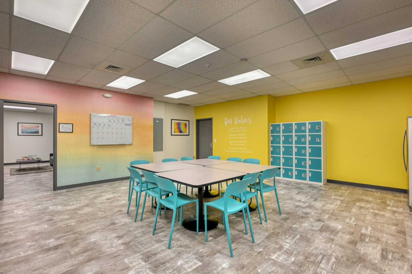 Group room at Beyond HC Fairlawn and Akron Ohio office