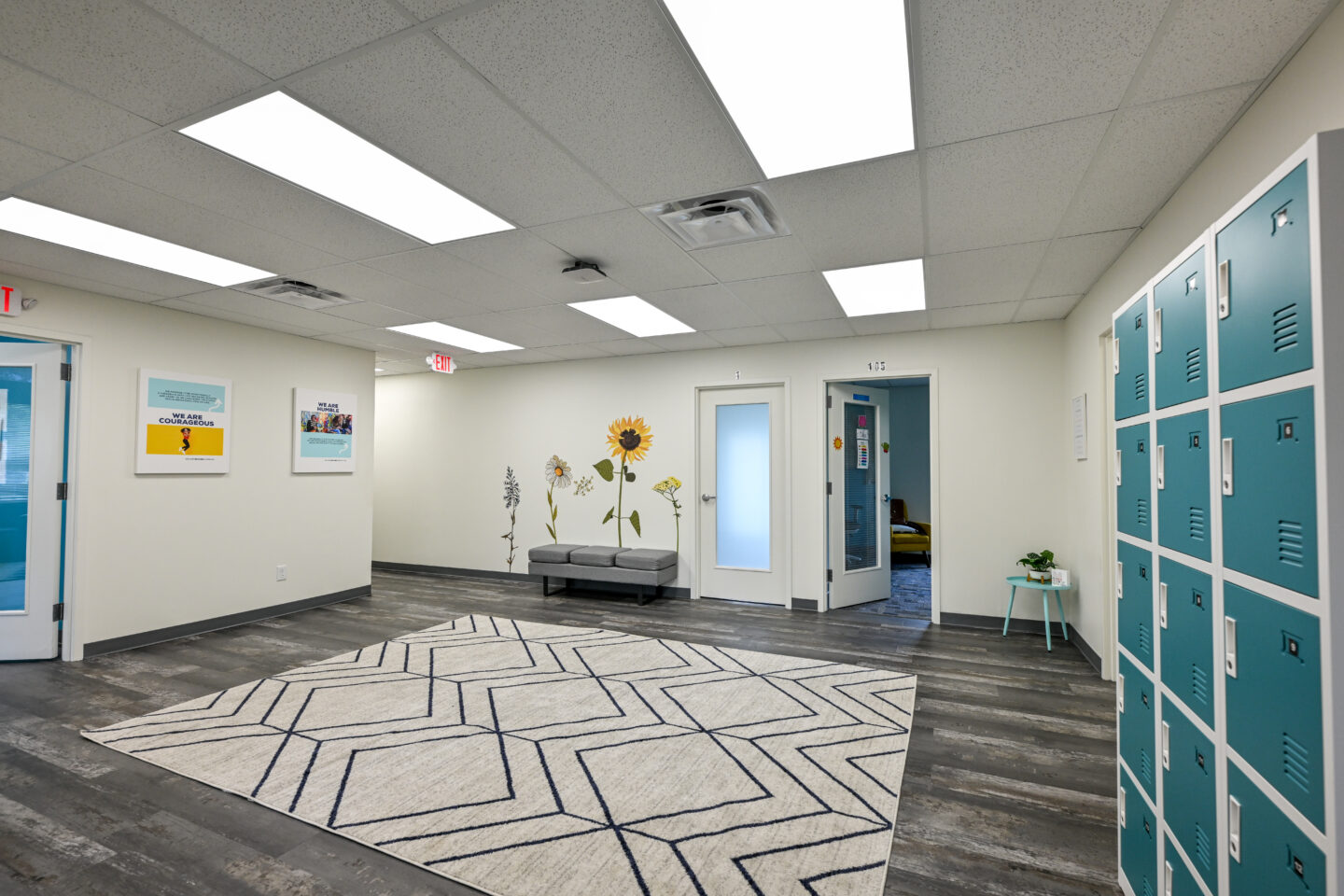 Hallway at Beyond HC Westlake Ohio facility